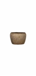 Květináč Mica 1133955, keramický, O 28 cm, hnědý