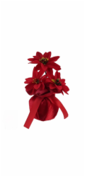 Umělá vánoční květina Christmas Touch, červená, 18 cm