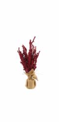 Umělá rostlina Christmas Touch, červená, 48 cm