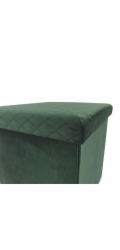 Pouf Domoletti Mateo, zelený, 38 cm x 38 cm x 38 cm