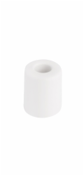 Zarážka dveří Haushalt 3,5 cm, O 3 cm, gumová, bílá