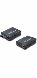 Planet GTP-805A konvertor 10/100/1000Base-T / miniGBIC SFP, PoE injektor IEEE 802.3at