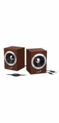 GENIUS repro SP-HF280, 2.0, 6W, dřevěné, hnědé