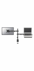NewStar FPMA-D550NOTEBOOK Neomounts FPMA-D550NOTEBOOK/Držák displeje a notebooku/na stůl/10-27"/svorka/VESA 100X100/nosn. 8+4,5kg/černý