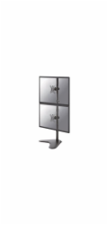 Neomounts FPMA-D550DDV - Stojan - pro 2 LCD displeje - černá - velikost obrazovky: 10"-32" - stolní stojan, upevnitelné na stůl