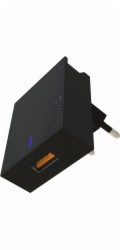 Nabíječka cestovní SWISSTEN 1x USB pro Huawei SUPER FAST charger 22,5W, černá