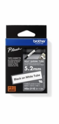 BROTHER smršťovací bužírka - HSE-211E bílá pro E300VP H300 H500 E550 P700 P750 D800 P900 P950 - 5,2mm / o 0,8-3,1 / 3:1