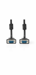 Nedis CCGL59000BK30 NEDIS kabel VGA (D-SUB)/ zástrčka VGA - zástrčka VGA/ černý/ bulk/ 3m
