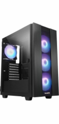 CHIEFTEC ATX GS-02B-OP / ARGB / 4x120 mm / USB 3.0 / USB-C / černý