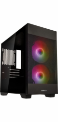 Lian Li LANCOOL 205M Mesh Micro ATX Case, tvrzené sklo - černá