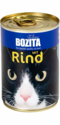 BOZITA Hovězí paštika - vlhké krmivo pro kočky - 400g