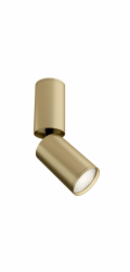 Vestavná lampa Maytoni Focus S, GU10, 10 W, zlatá
