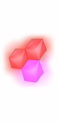 TRUST Světelné panely GXT 903 VYBZ, Hexagonální, RGB, rozšiřující sada, 3ks