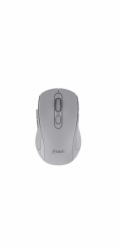 C-TECH myš Dual mode WLM-12GR, bezdrátová, 1600DPI, 6 tlačítek, šedá, USB nano receiver