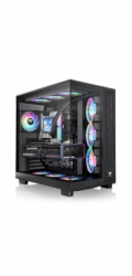 THERMALTAKE Case View 380 XL TG ARGB, ATX, Průhledná bočnice, 4x 120mm ARGB Fan, černá