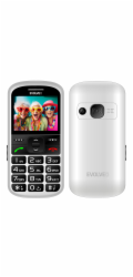 EVOLVEO EasyPhone XS, mobilní telefon pro seniory, bílý