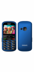 EVOLVEO EasyPhone XS, mobilní telefon pro seniory, modrá
