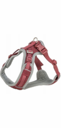 MFH Postroj pro psy Premium FlexMesh, Sangria, M: 58-80 cm/20 mm, vhodný pro mopsy a buldoky