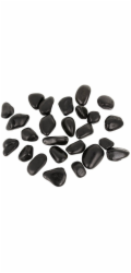 Sera Leštěné kameny Black Pebble III 10-20mm do akvária a terária 10 kg/balení