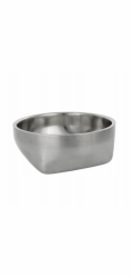 Pets Collection Podlouhlá miska pro psy, nerezová ocel, dvoustěnná, 21 cm