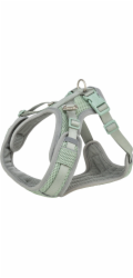 Trixie Postroj pro psy Premium FlexMesh, šalvějová, XS-S: 40-57 cm/15 mm, vhodný pro mopsy a buldoky