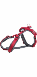 Trixie Premium Trekking Postroj pro psy, Červený/Grafit, Popruh, M–L: 62–74 cm/25 mm