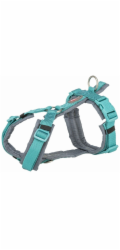Trixie Premium Trekking Postroj pro psy, grafitově světle modrý, M/L