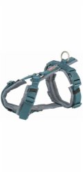 Trixie Premium Trekking Postroj pro psy Modrý Grafit M