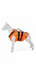 Lalazoo Záchranná vesta pro psy, XL, 55-80 cm, 57-64 cm, 44 cm, oranžová, materiál Oxford