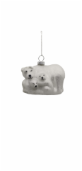Vánoční hračka na stromeček Christmas Touch, 4 cm, sklo