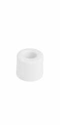Zarážka dveří Haushalt 2,8 cm, O 3,8 cm, gumová, bílá
