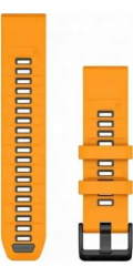 Garmin Garmin Ersatzarmband QuickFit 22mm silikonový oranžový/grafitový