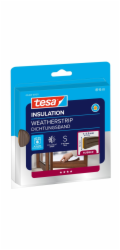TESA TĚSNĚNÍ S E-PROFILEM EPDM HNĚDÉ 9X3,5MM 6M