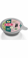 FOLK Kitten Delicate turkey dish - mokré krmivo pro kočky - 85g