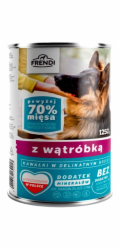 FRENDI with Liver chunks in delicate sauce - mokré krmivo pro psy - 1250g