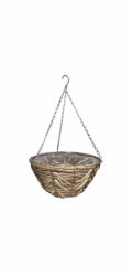 GARDEN_CENTE Závěsný květináč Garden Center, dřevěný, hnědý