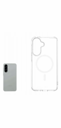Fixed Pevný zadní kryt MagPure s podporou MagSafe Pro pro Samsung Galaxy A57 5G, průhledný