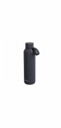 Quokka Solid s popruhem - termoláhev z nerezové oceli 630 ml s popruhem (břidlicová)