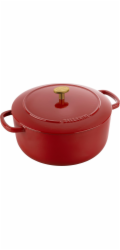 Ballarini Bellamonte Cocotte 24 cm, Gusseisen, rund, rot