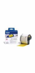 Brother - DK 44605 (papírová role žlutá 62mm x 30,48m) - snadno odstranitelná