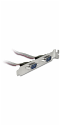 Delock Záslepka do slotu 2x Serial port DB9 (27 cm)