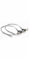 Delock záslepka do slotu 2x Serial port DB-9 2mm konektor