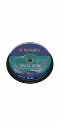 VERBATIM DVD-RW SERL 4,7GB, 4x, spindle 10 ks