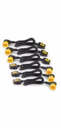 Power Cord Kit (6 ea),Locking,C13toC14 (90Dg),1.2m
