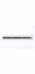 Digitus DN-91624S-EA Digitus CAT 6A Patch Panel, stíněný, 1U, 24 portů, 8P8C, šedý, 483 mm (19 ")