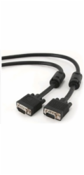 GEMBIRD Kabel VGA propojovací 1,8m, černý (HD15M/M, dvojité stínění, feritová jádra)
