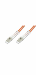 DIGITUS Fiber Optic Patch Cord, LC to LC, Multimode, OM2, 50/125 µ, Duplex Length 3m
