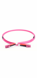 DIGITUS Fiber Optic Patch Cord, LC to LC, Multimode OM4 - 50/125 µ, Duplex Length 7m