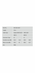 DIGITUS Fiber Optic Patch Cord, LC to LC, Multimode, OM3, 50/125 µ, Duplex Length 10m