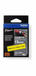 BROTHER TZEFX631 - kazeta TZ šírky 12mm, flexibilní lamino páskou TZE-FX631, žlutá/černé písmo
